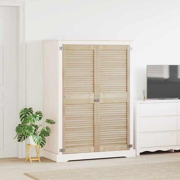 Kastdeur 2 pcs Naturel 49,5 x 2,1 x 140,5 cm Massief grenenhout 1