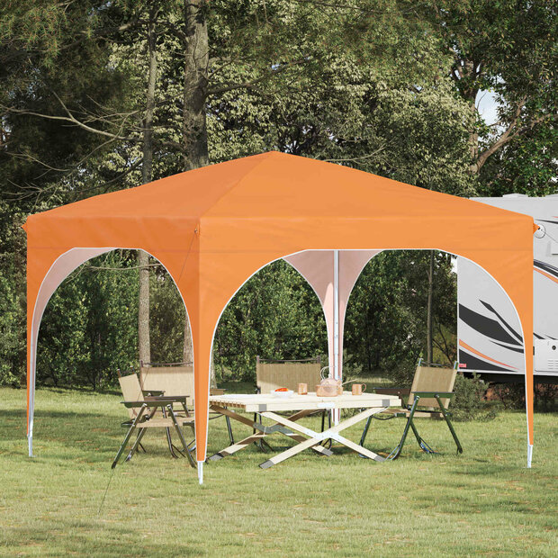 Pop-up partytent 290 x 290 x 245 cm Oranje 1