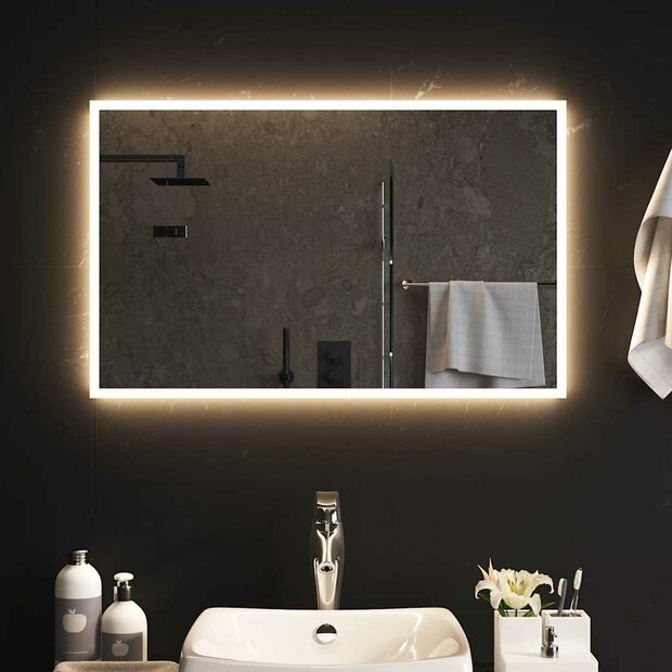 Badkamerspiegel LED 80x50 cm 1