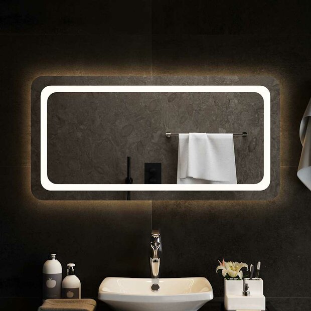 Badkamerspiegel LED 100x50 cm 1