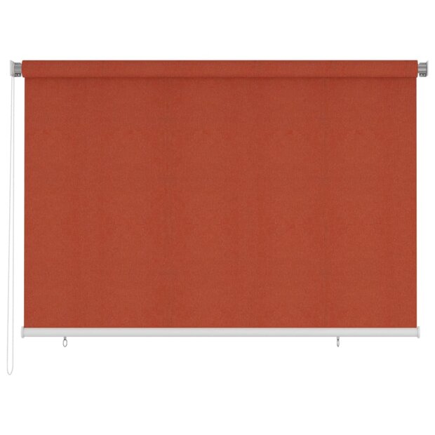Rolgordijn voor buiten 220x140 cm HDPE terracottakleurig 1