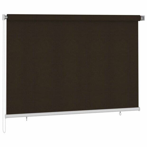 Rolgordijn voor buiten 220x140 cm bruin 1