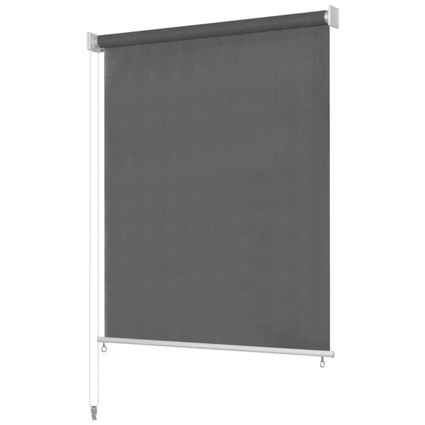 Rolgordijn voor buiten 100x140 cm antraciet 1