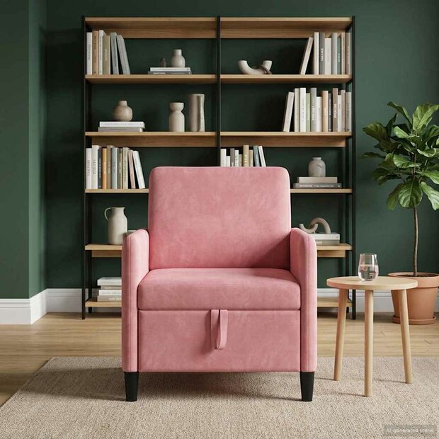 Bank met opslag Roze 72 x 78 x 87 cm Polyester 1