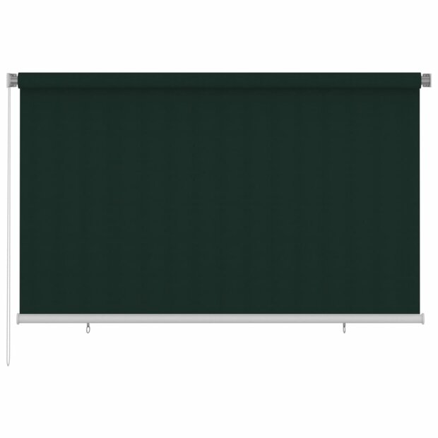 Rolgordijn voor buiten 240x140 cm HDPE donkergroen 1