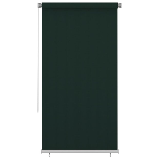 Rolgordijn voor buiten 120x230 cm HDPE donkergroen 1