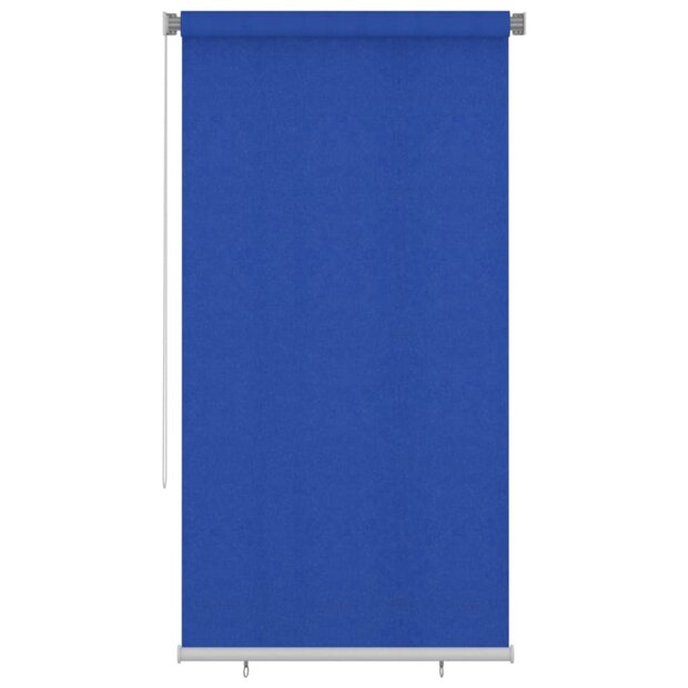 Rolgordijn voor buiten 120x230 cm HDPE blauw 1
