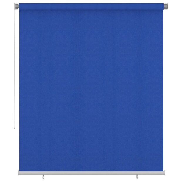 Rolgordijn voor buiten 200x230 cm HDPE blauw 1