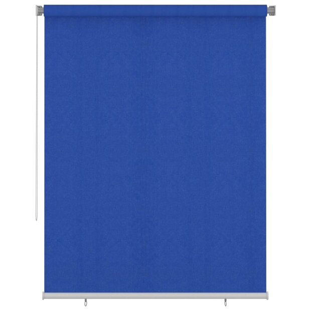Rolgordijn voor buiten 180x230 cm HDPE blauw 1