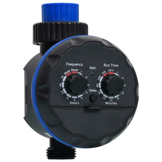 Watertimer met enkele uitgang en kogelkranen 1