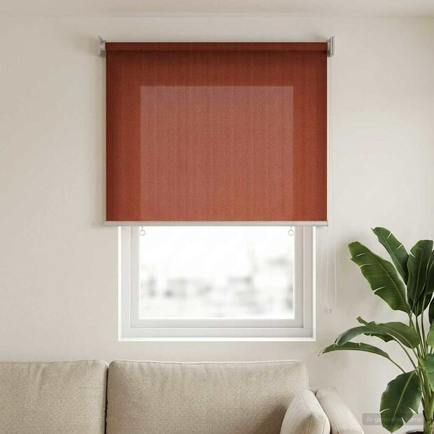 Buitenrolgordijn 90% UV-blok Terracotta 80x140 cm HDPE 1