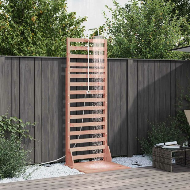 Buitendouche 225 cm Massief Douglas hout en roestvrij staal 1