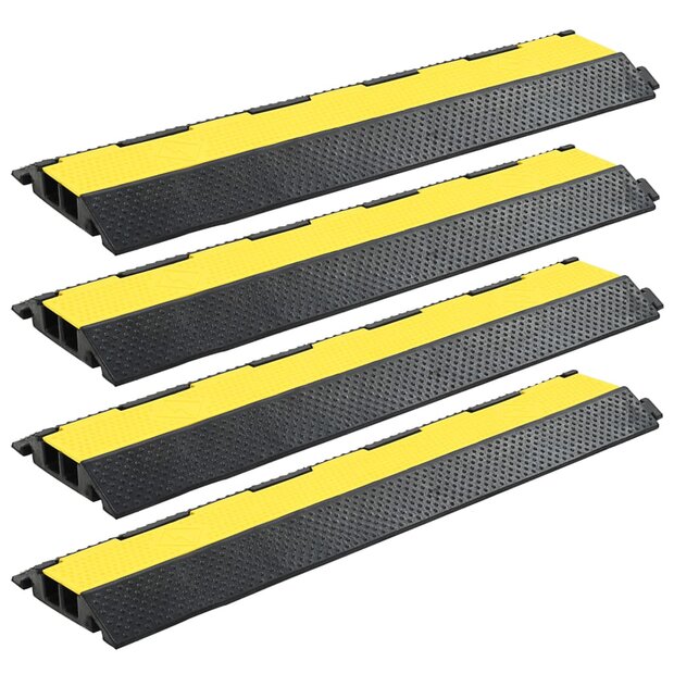 Kabelbeschermer drempels 2 tunnels 101,5 cm rubber 4 st 1