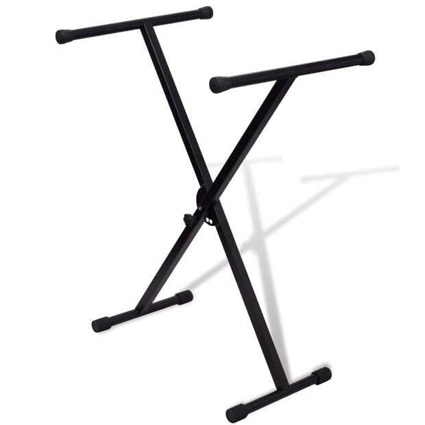 Keyboardstandaard verstelbaar enkelvoudig X-frame 1