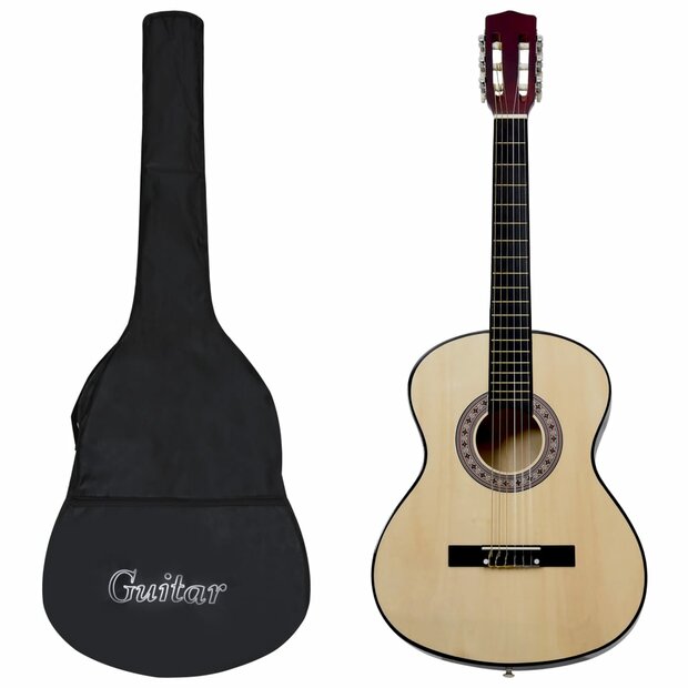 Gitaar klassiek beginner met tas 4/4 39&amp;quot; 1