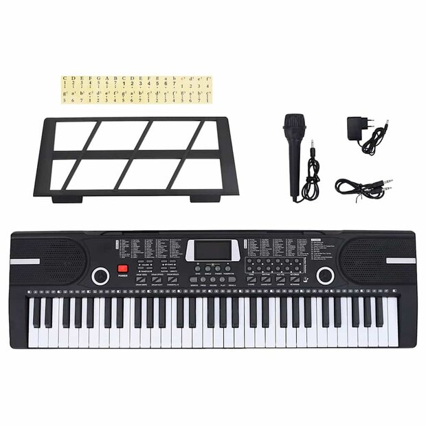 61 toetsen piano elektrisch keyboard met muziekstandaard 1