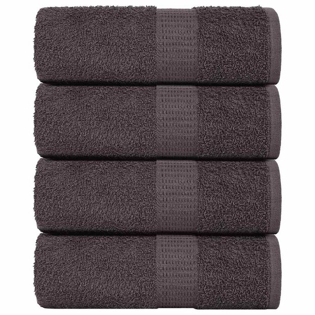 Washandjes FROGN 4 st 15x21 cm 360 g/m&amp;sup2; antraciet 1