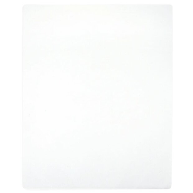 Hoeslakens jersey 2 st 90x200 cm katoen wit 1