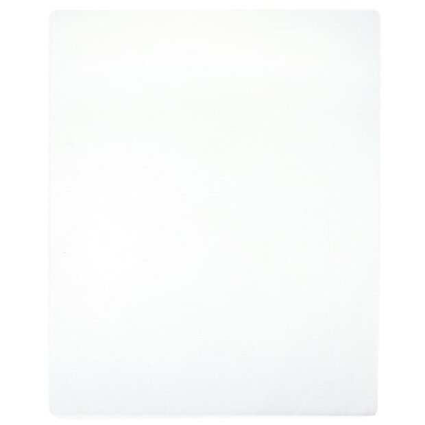 Hoeslakens jersey 2 st 140x200 cm katoen wit 1