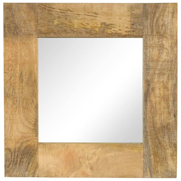 Spiegel 50x50 cm massief mangohout 1