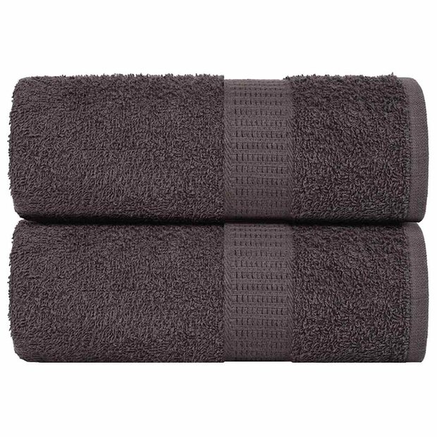 Gastendoekjes FROGN 2 st 30x50 cm 360 g/m&amp;sup2; antraciet 1