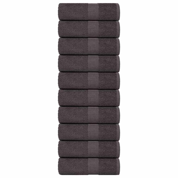 Gastendoekjes FROGN 10 st 30x50 cm 360 g/m&amp;sup2; antraciet 1