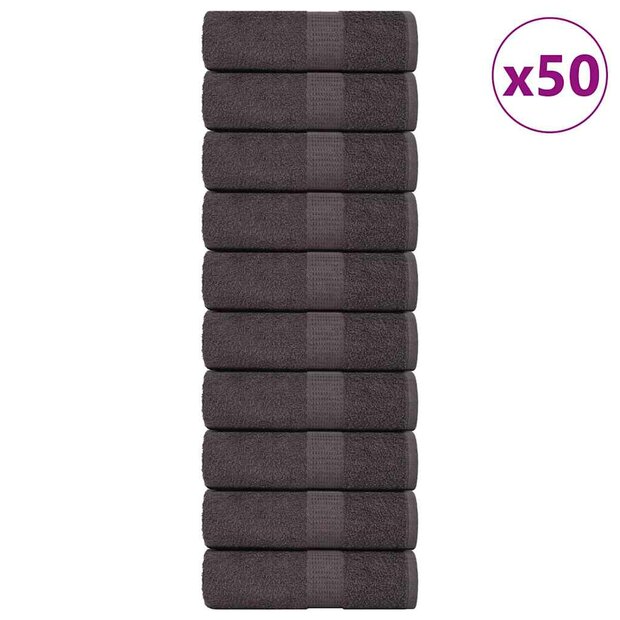 Gastendoekjes FROGN 50 st 30x50 cm 360 g/m&amp;sup2; antraciet 1