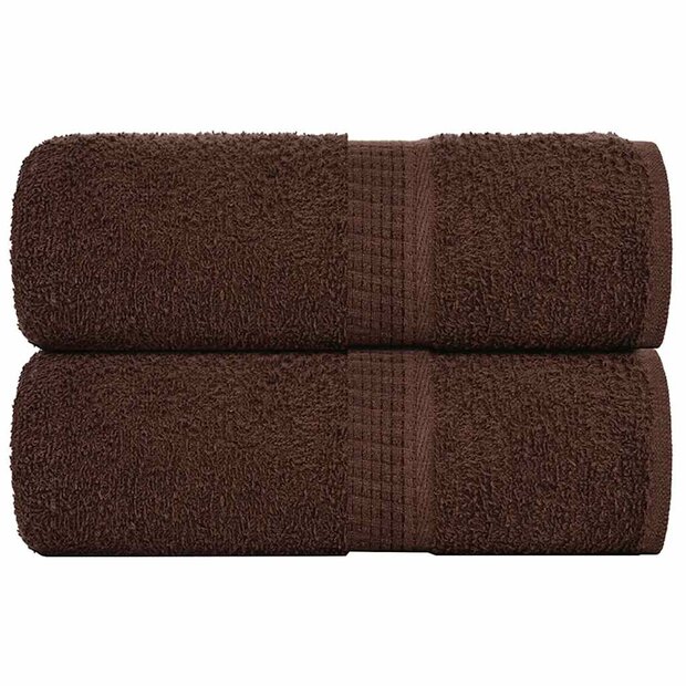 Gastendoekjes FROGN 2 st 30x50 cm 360 g/m&amp;sup2; bruin 1