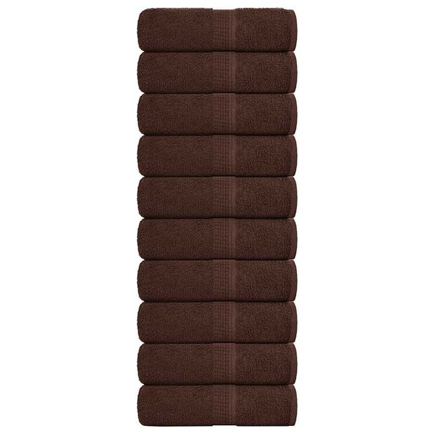 Gastendoekjes FROGN 10 st 30x50 cm 360 g/m&amp;sup2; bruin 1
