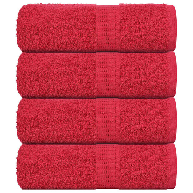 Gastendoekjes FROGN 4 st 30x50 cm 360 g/m&amp;sup2; rood 1