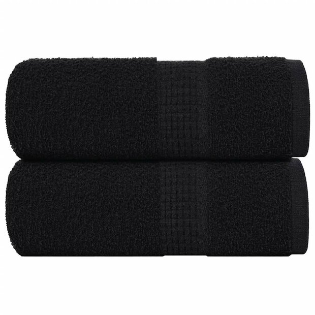 Gastendoekjes FROGN 2 st 30x50 cm 360 g/m&amp;sup2; zwart 1