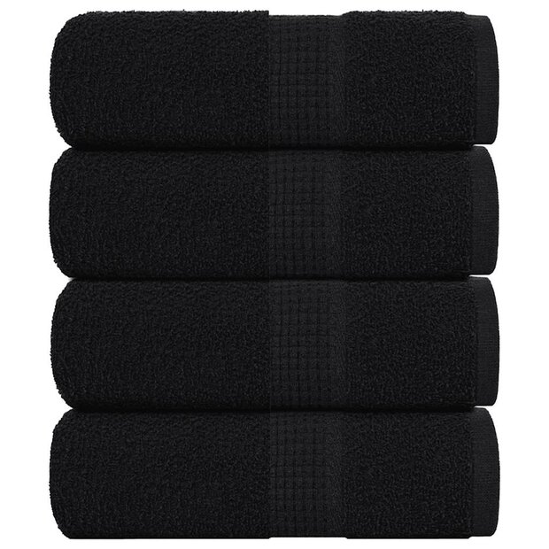 Gastendoekjes FROGN 4 st 30x50 cm 360 g/m&amp;sup2; zwart 1