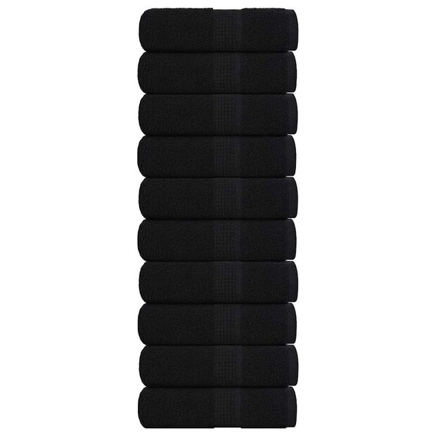 Gastendoekjes FROGN 10 st 30x50 cm 360 g/m&amp;sup2; zwart 1
