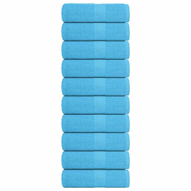 Gastendoekjes FROGN 10 st 30x50 cm 360 g/m&amp;sup2; turquoise 1