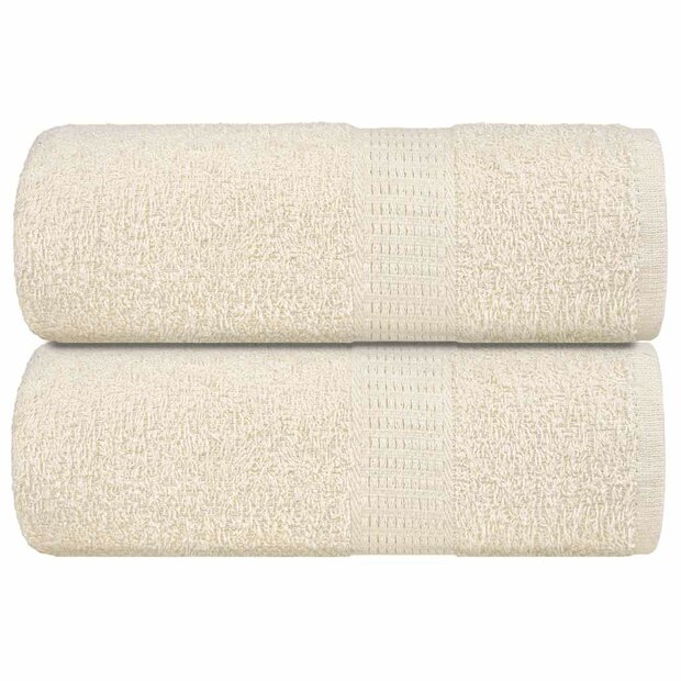 Gastendoekjes FROGN 2 st 30x50 cm 360 g/m&amp;sup2; cr&amp;egrave;me 1