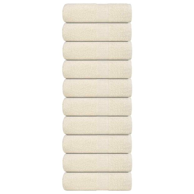 Gastendoekjes FROGN 10 st 30x50 cm 360 g/m&amp;sup2; cr&amp;egrave;me 1