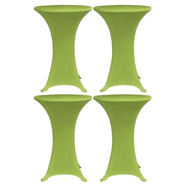 Tafelhoes stretch 4 st 80 cm groen 1