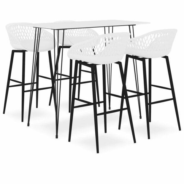 5-delige Barset wit 1