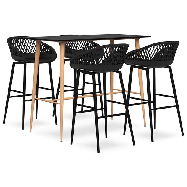 5-delige Barset zwart 1
