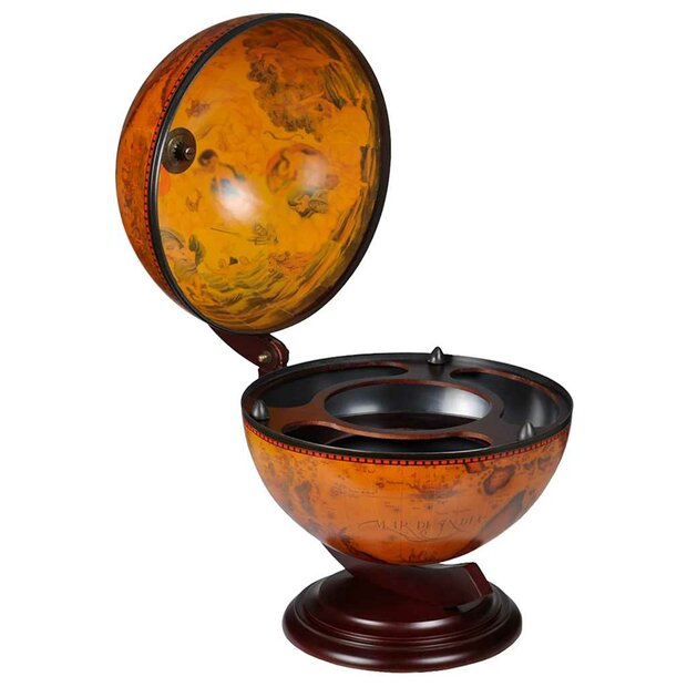 Globebar tafelmodel eucalyptushout  1