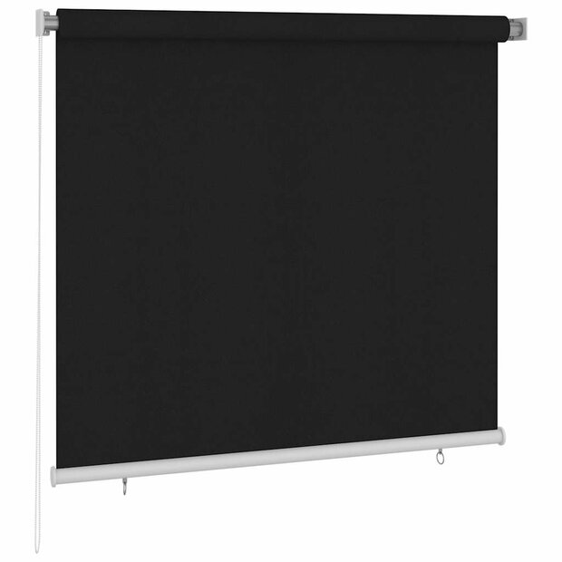 Rolgordijn voor buiten 165(B)x140(H) cm zwart 1