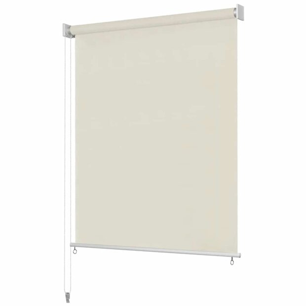 Rolgordijn voor buiten 125(B)x140(H) cm cr&amp;egrave;mekleurig 1