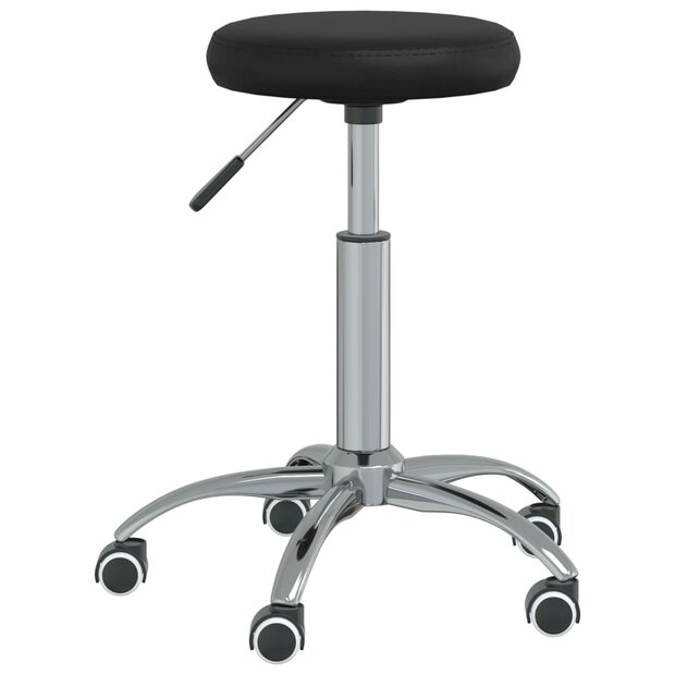 Massagekruk kunstleer zwart 1
