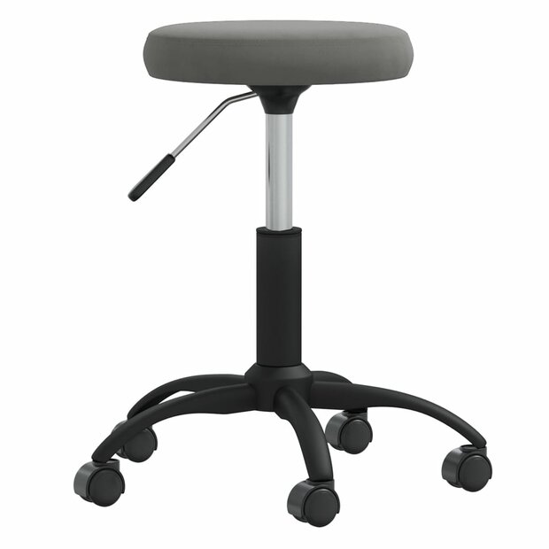 Massagekruk fluweel donkergrijs 1