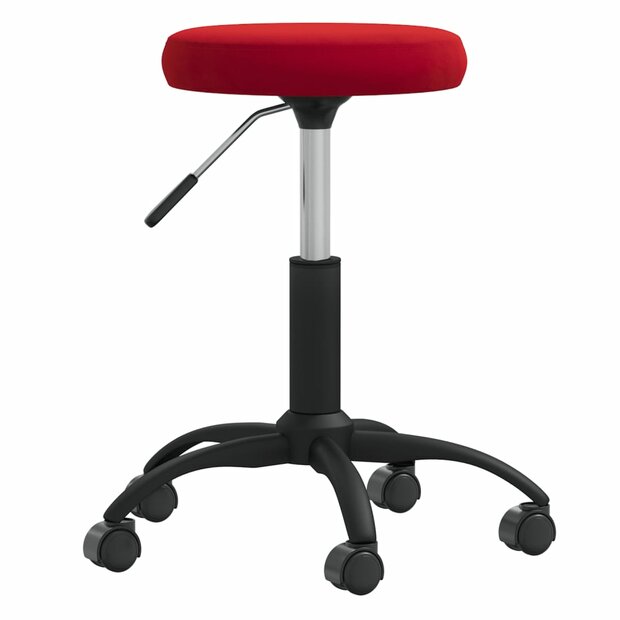 Massagekruk fluweel wijnrood 1