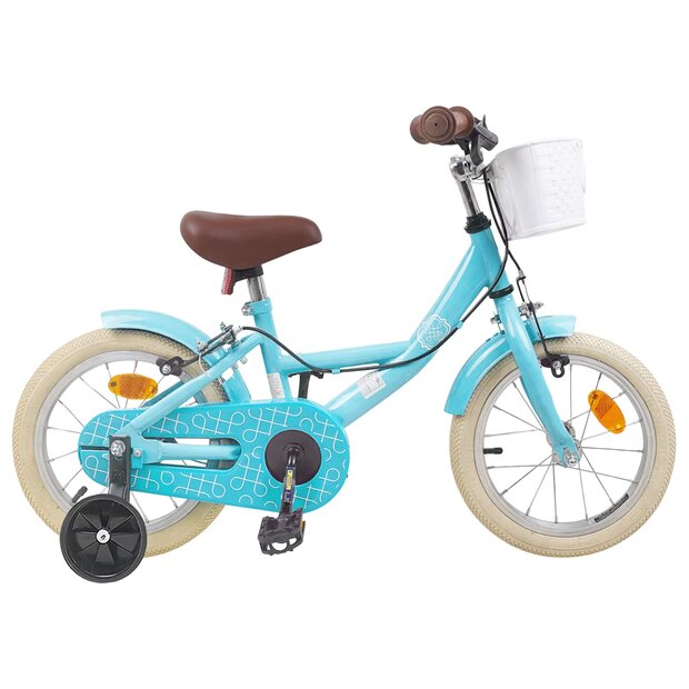 Kinderfiets 16 Inch voor 4-6 jaar oud Lichtblauw 1