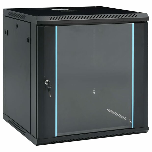 Netwerkkast voor aan de muur 12U 19&amp;quot; IP20 600x600x640 mm 1