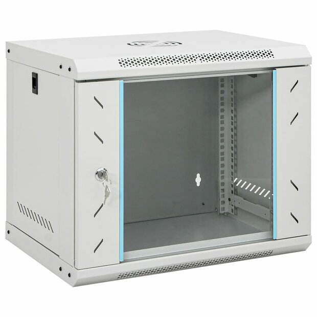 Netwerkkast wandgemonteerd 9U 19&amp;quot; IP20 53x40x45 cm 1