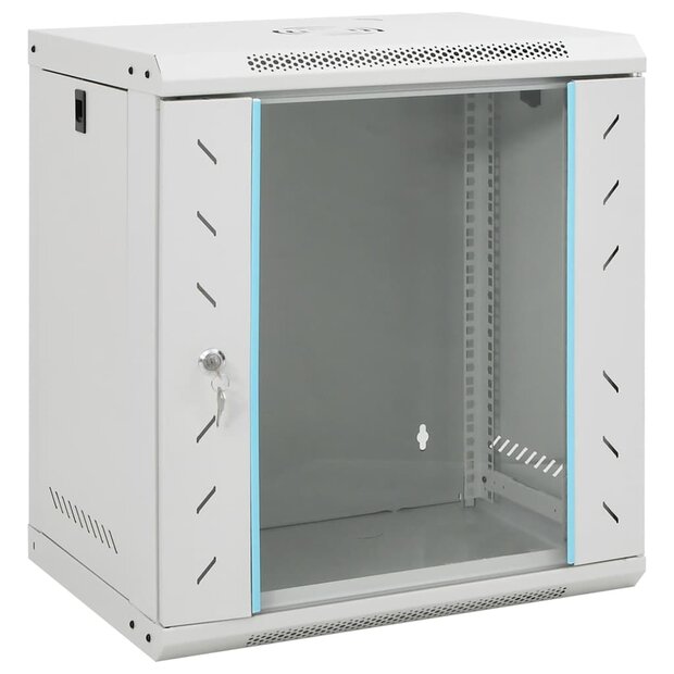 Netwerkkast wandgemonteerd 12U 19&amp;quot; IP20 53x40x60 cm 1