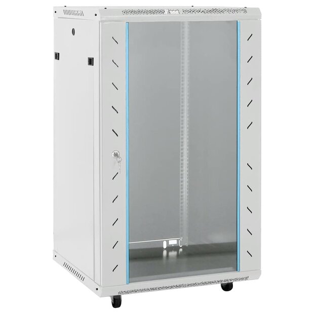 Netwerkkast met draaiwieltjes 18U 19&amp;quot; IP20 60x60x100 cm 1